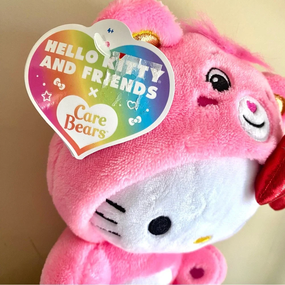 Hello Kitty Dressed As Pink Cheer Bear Care Bears 9